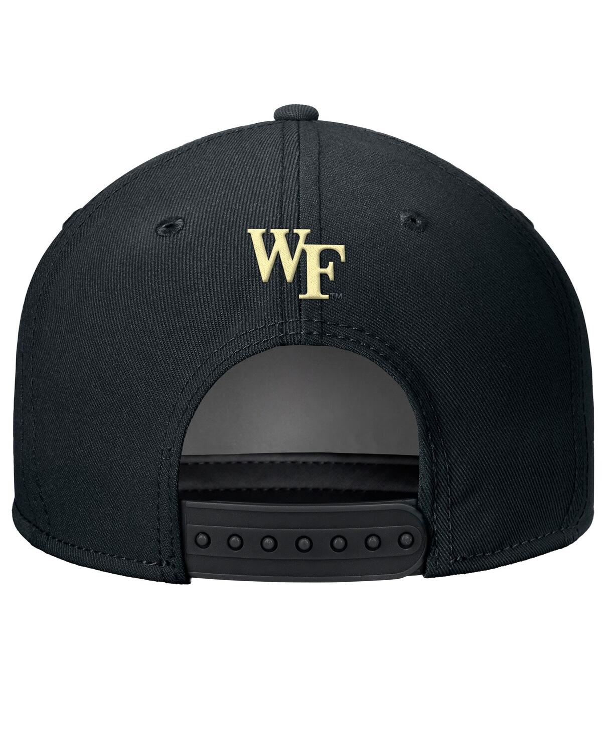 Men's Black Wake Forest Demon Deacons Rise Adjustable Hat