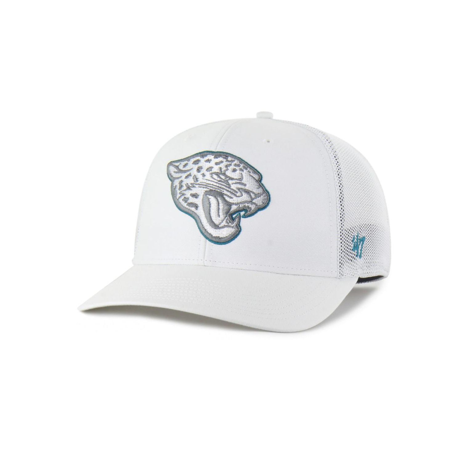 Men's White Jacksonville Jaguars Snowball Trophy Stretch Fit Hat
