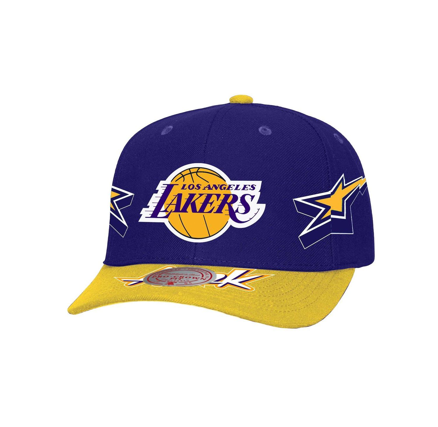 Men's Purple/Gold Los Angeles Lakers AS2K Stars Pro Crown Adjustable Hat