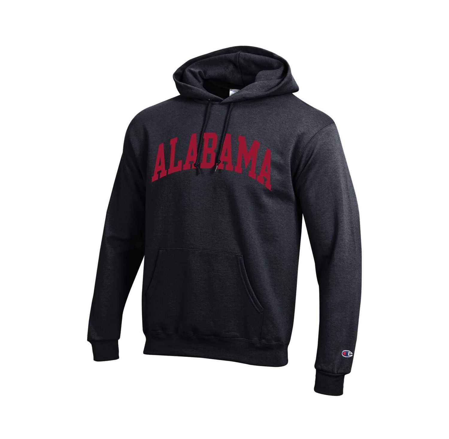 Men's White Alabama Crimson Tide Basic Arch Fleece Pullover Hoodie