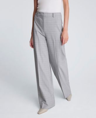 Kenneth Cole - Women's Fly Front High-Rise Boyfriend Pants