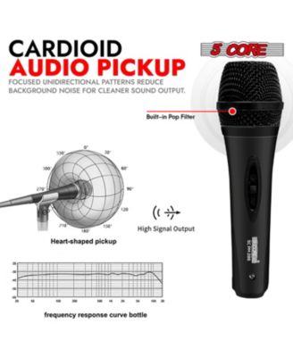 XLR Microphone Dynamic Mic Karaoke Singing Studio Mics Handheld Microphone