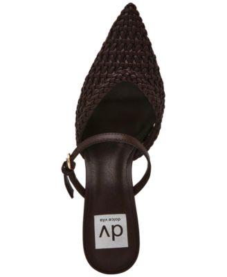 Women's Geanie Woven Pointed Toe Heeled Pumps