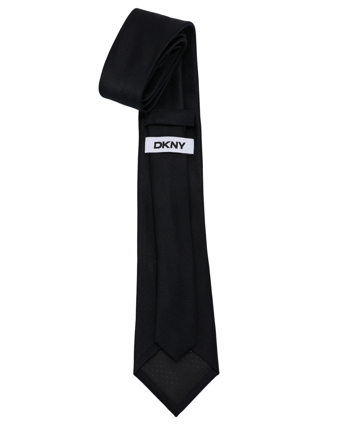 Dkny Men's Shine Satin Slim Design Tie