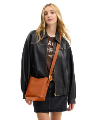 Bleecker Small Leather Bucket Bag 21