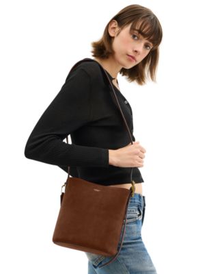 Bleecker Small Suede Bucket Bag 21