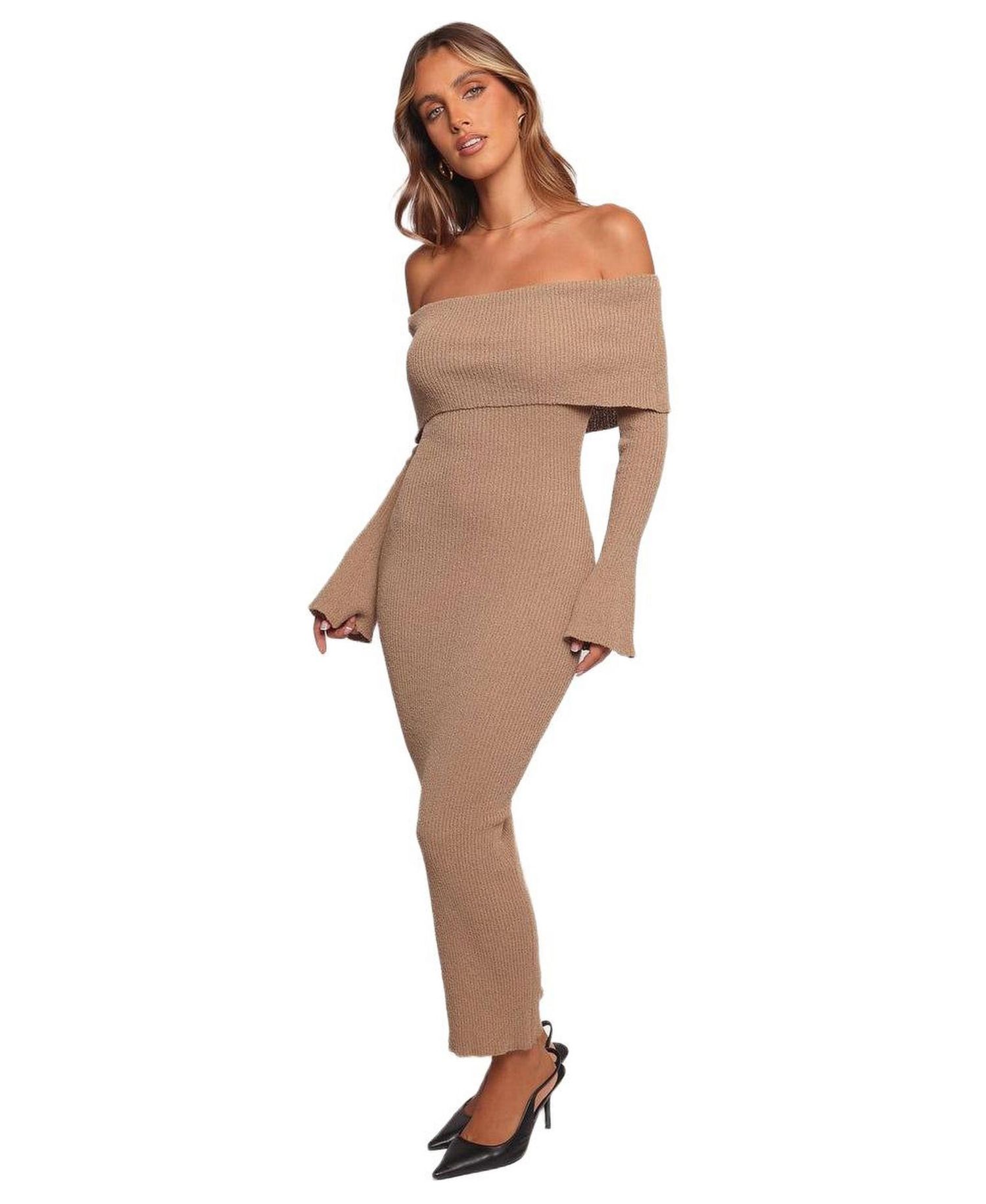 Women's Domitia Off Shoulder Knit Dress