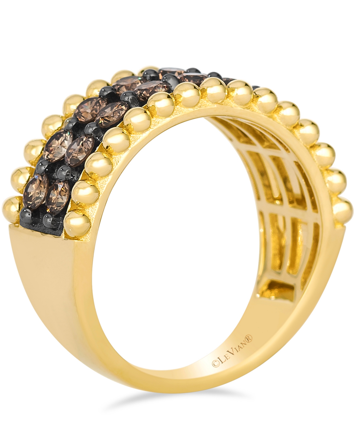 Le Vian Chocolate Diamond Ring (1.22 Ct. T.w.) In 14k Honey Gold In Gold