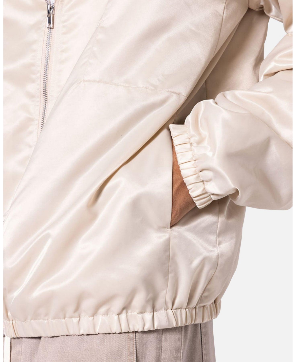 mnml Men's Full Zip Paneled Fight Jacket