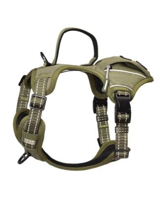 Heavy Duty Tactical Dog Harness with Poop Bag Holder