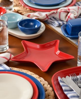 Americana Star-Shaped Plates, Set of 4, Exclusively at Macy's