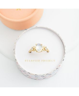 Starlight Moonstone Ring