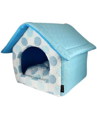 Cotton Candy Blue Dog House