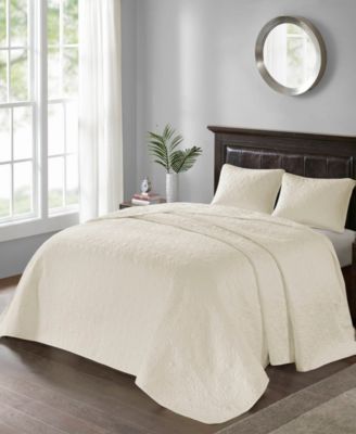 Quebec Quilted 3-Pc. Bedspread Set, Full