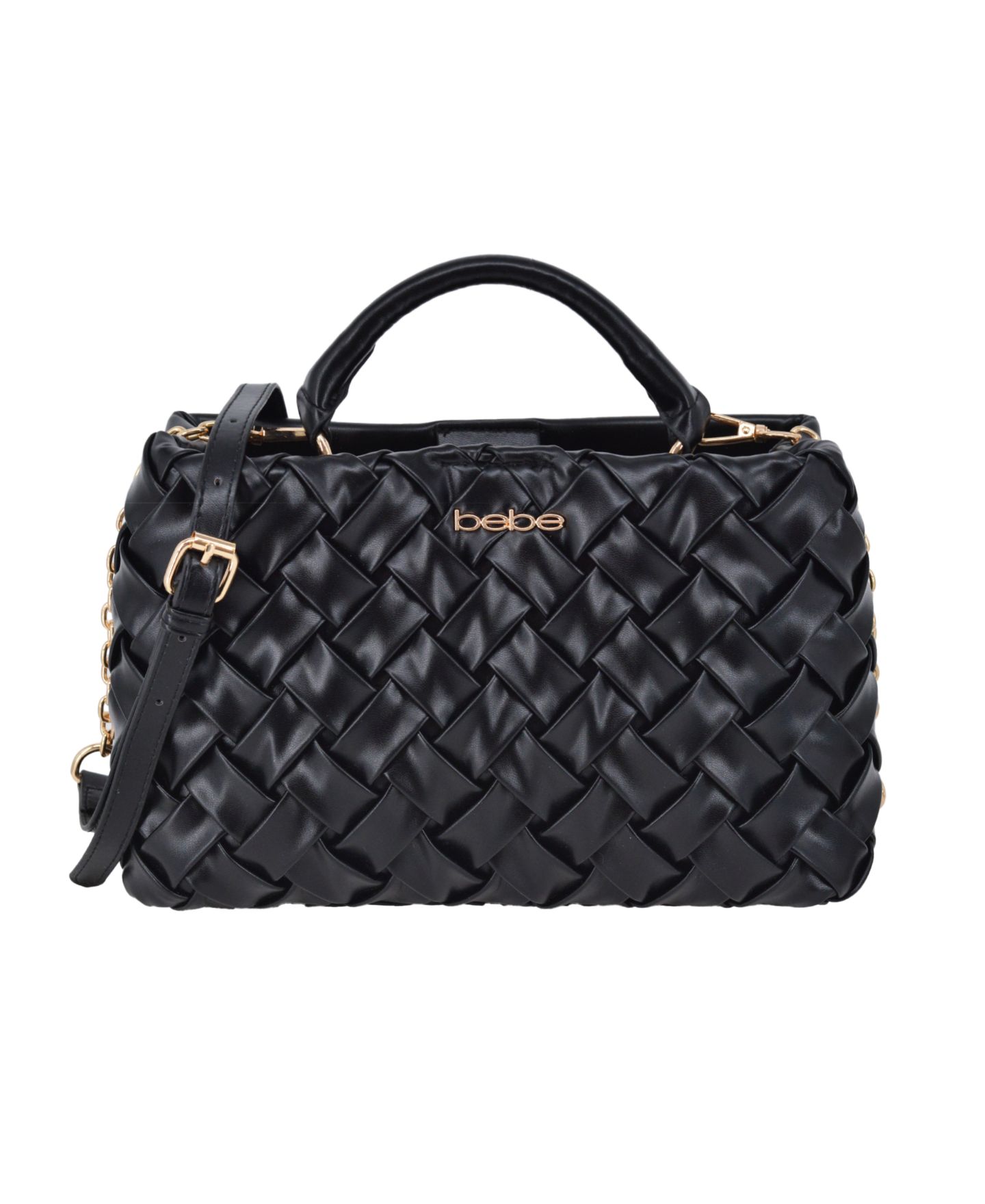 Женская сумка Bebe Luca Small Satchel Crossbody, цвет: Чёрный — фото 1