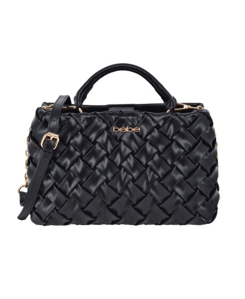 Женская сумка Bebe Luca Small Satchel Crossbody, цвет: Чёрный