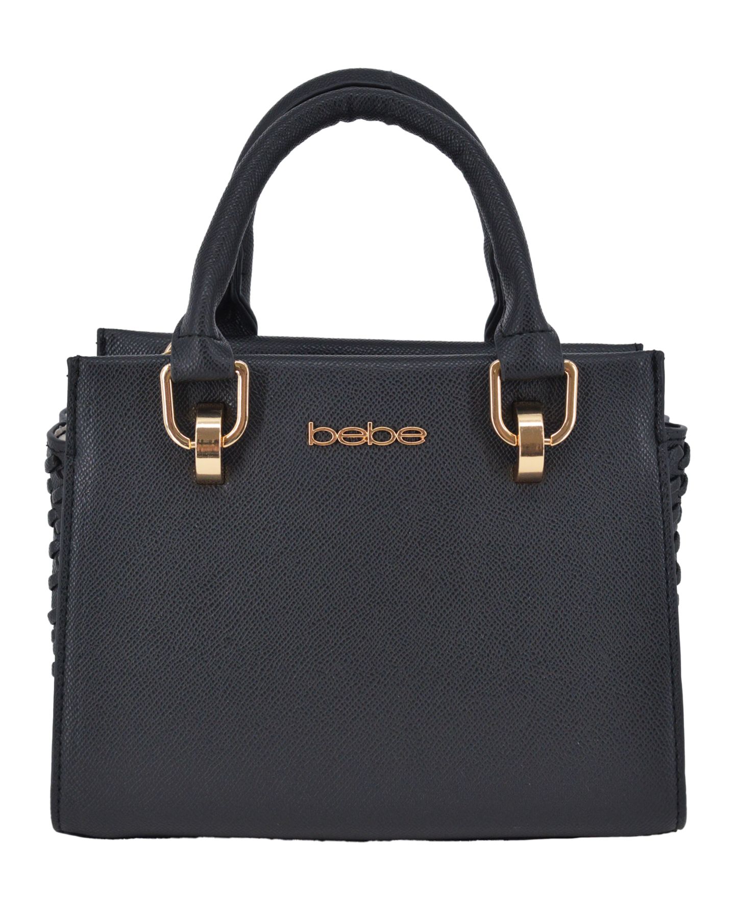 Женская сумка Bebe Katriel Small Satchel Crossbody, цвет: Чёрный — фото 1