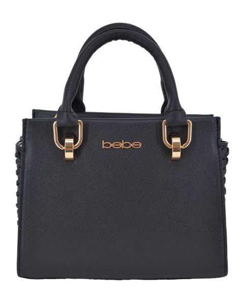 Женская сумка Bebe Katriel Small Satchel Crossbody, цвет: Чёрный