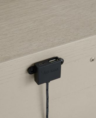 Sirena Wood Drawer Storage Nightstand