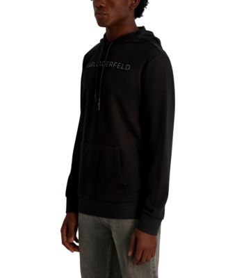 Men's French Terry Embossed Logo Hoodie