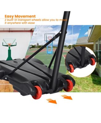 Adjustable Basketball Hoop System Stand with Wheels