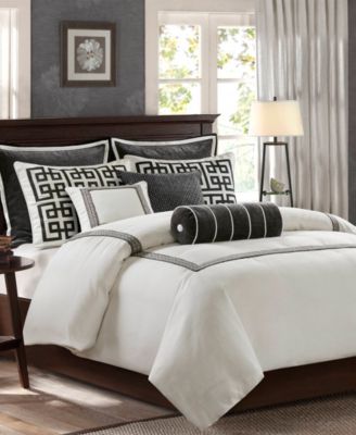 Jarvis Embroidery 9-Pc. Comforter Set, King