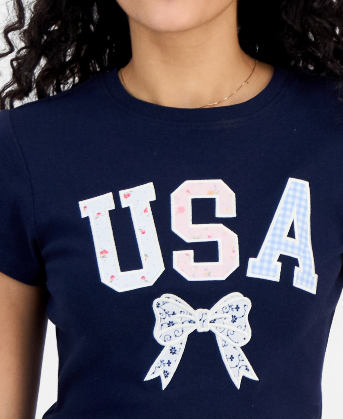 Self Esteem Juniors' Usa Cotton Short-Sleeve Baby T-Shirt