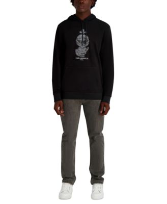 Men's French Terry Texture Pull-On Hoodie