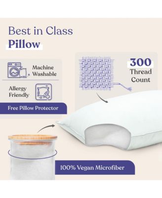 Down Alternative Classic Hotel Pillow, Firm, Standard