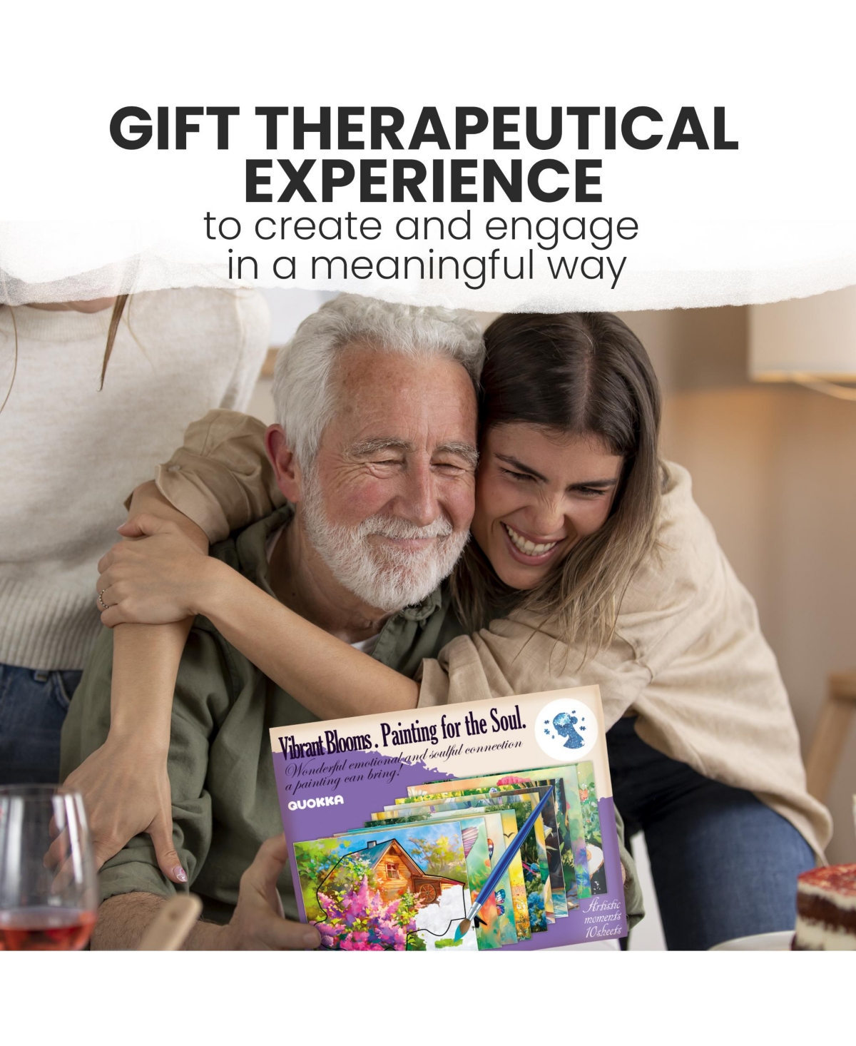 Quokka Water Painting Dementia Activities for Seniors – Vibrant Blooms – Alzheimers Products