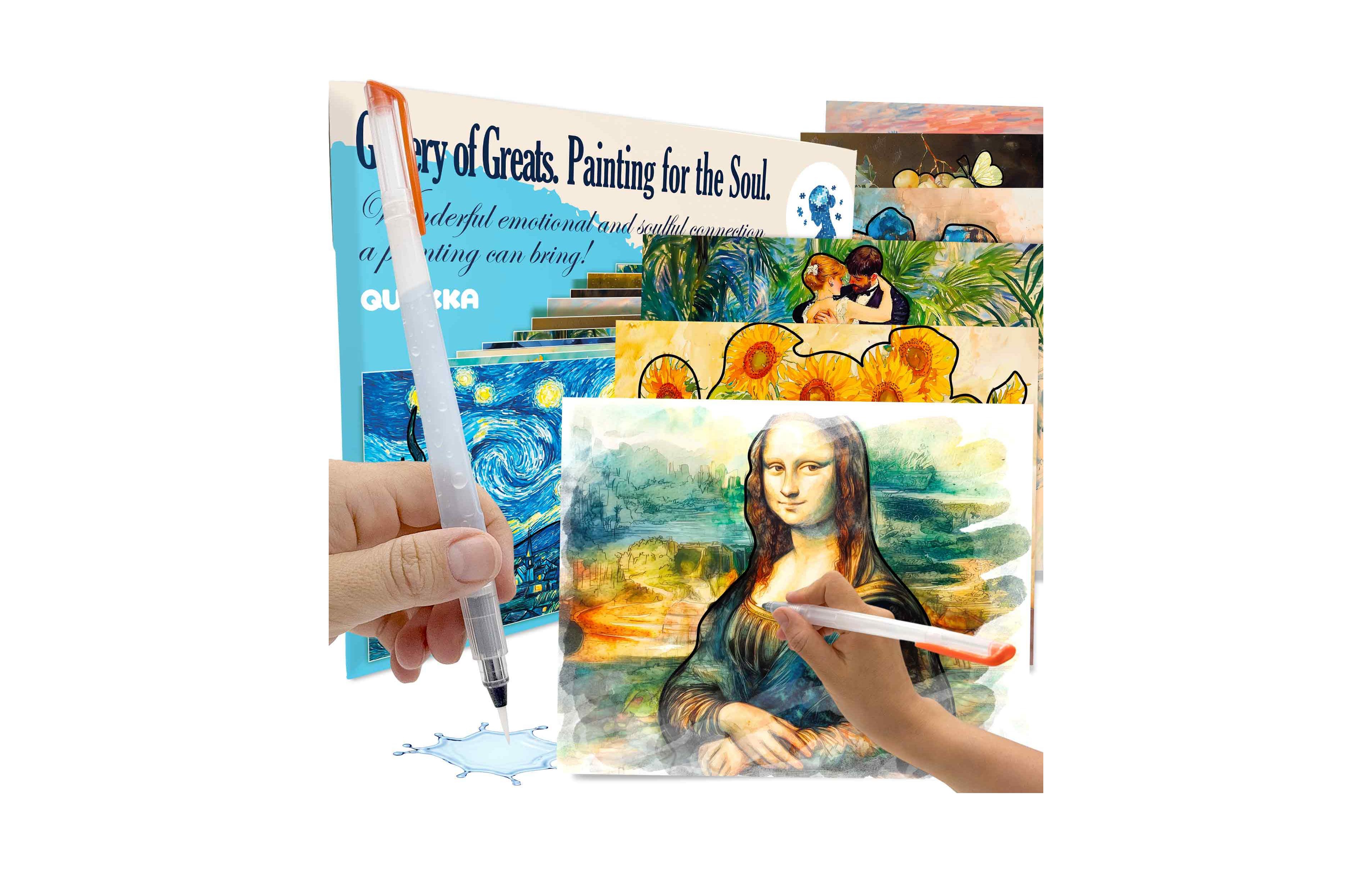 Quokka Water Painting Dementia Activities for Seniors – Gallery of Greats – Alzheimers Products