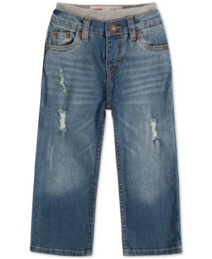 Shop Levi's Baby Boys Pull On Jeans In Vintage Sky