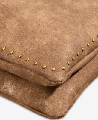 Stud Nubuck Double Compartment Crossbody, Exclusively at Macy's