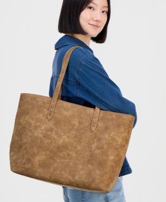 Stud Nubuck Large Tote, Macy's Exclusive