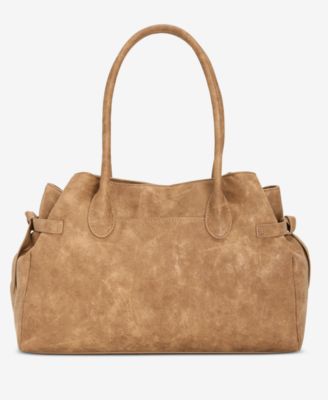 Stud Nubuck Medium Soft Satchel Bag, Macy's Exclusive