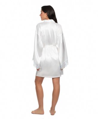 Women's Bridal Satin Wrapper