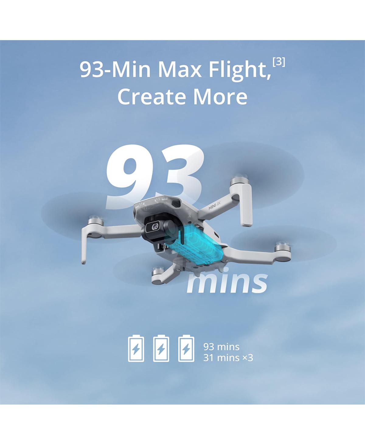 Dji Mini 4K Drone Fly More Combo + 64GB Micro Memory Card + Landing Pad
