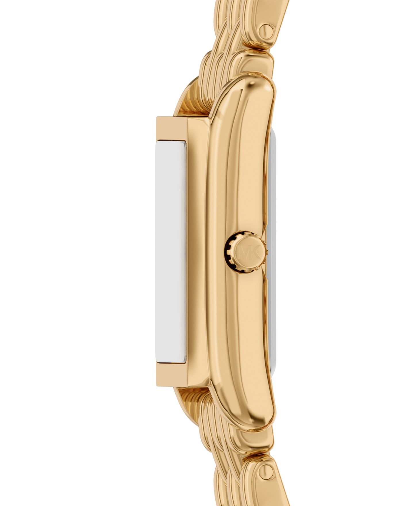 Женские часы Michael Kors Essex Three-Hand Gold-Tone Stainless Steel Watch, 20mm — фото 3