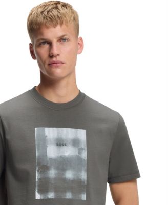 Men's Printed Artwork Cotton-Jersey T-Shirt