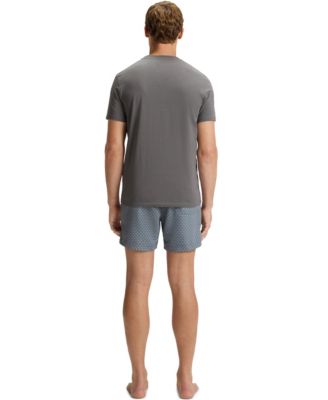 Men's Logo Print Cotton-Jersey Beach T-Shirt