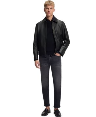 Men's Nappa Leather Regular-Fit Jacket