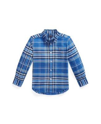 Polo Ralph Lauren - Boys' 2T-7 Plaid Oxford Shirt