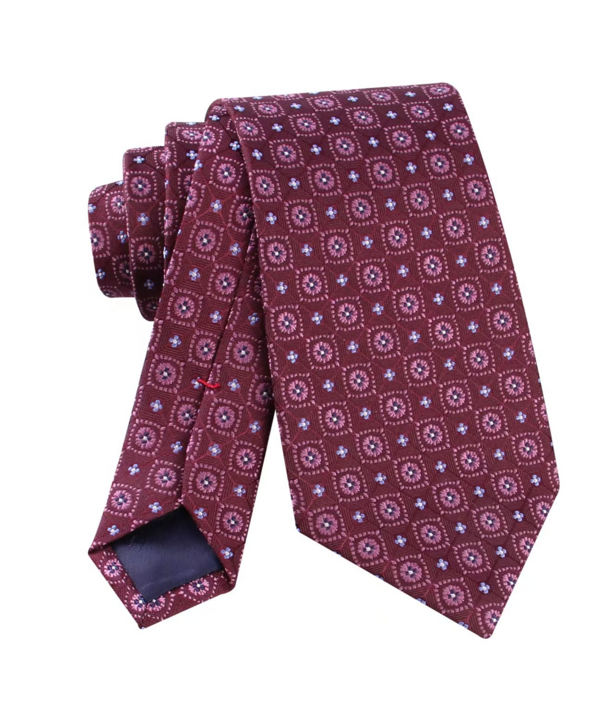 Tommy Hilfiger Men's Grace Medallion Tie In Red