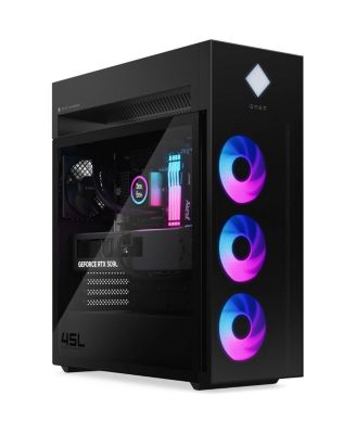 OMEN 45L Gaming Desktop Intel Core Ultra 9 285K + NVIDIA GeForce RTX 5090 + 64GB RAM + 2TB SSD + Windows 11 Pro – Black