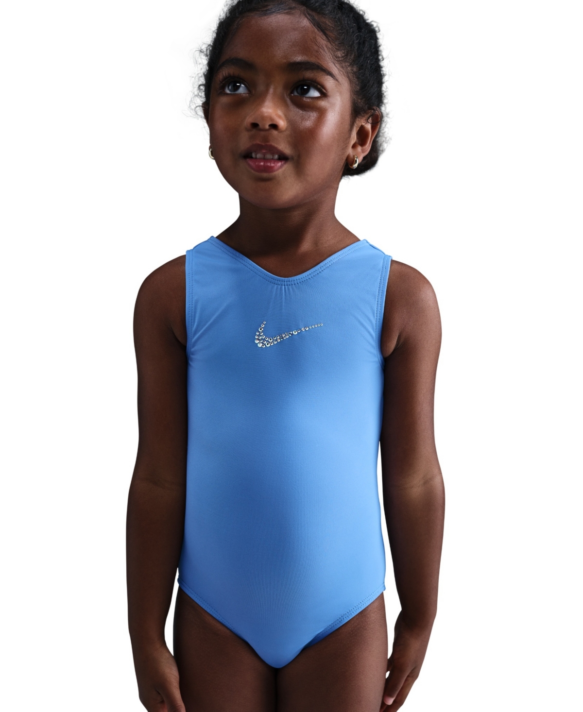 Nike Gymnastics Girls' 7-16 Classic Performance Leotard In Blue