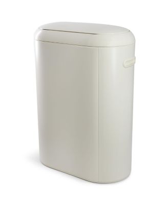 13 Gallon Automatic Sensor Hands Free Round Top Trash Can in Black