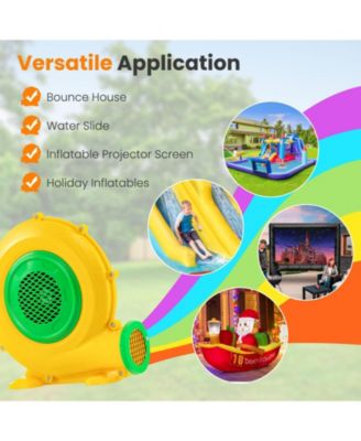 480W Air Blower Air Pump Fan with Convenient Handle and Ground Stakes