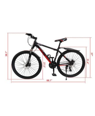 27.5-Inch 27-Speed Mountain Bike for Adults with Dual Disc Brakes & Suspension Fork for Modern Adventure