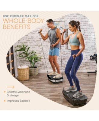 LifePro Rumblex Max 4D Vibration Plate with Resistance Bands – Full Body Workout for Fitness, Shaping, Recovery & Weight Loss