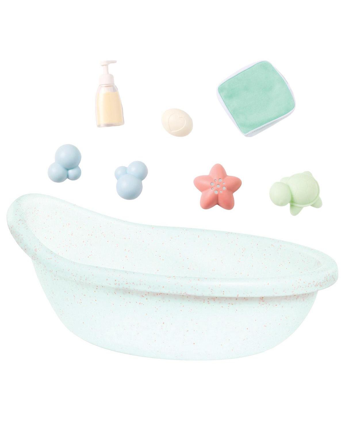 Battat 14" Plush Water Play Baby Doll & Bathtub Set